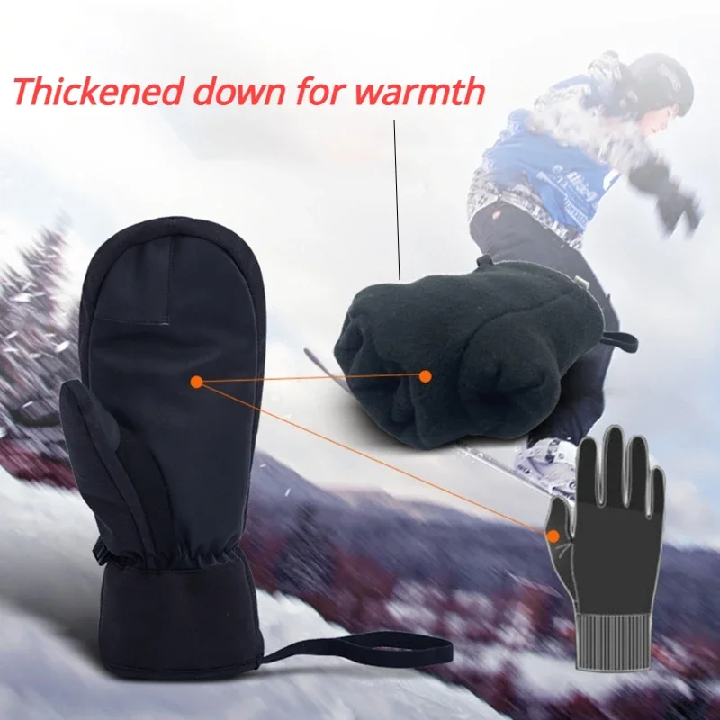 Touch Screen Gloves - Winter Ski Gloves Waterproof Touch Screen