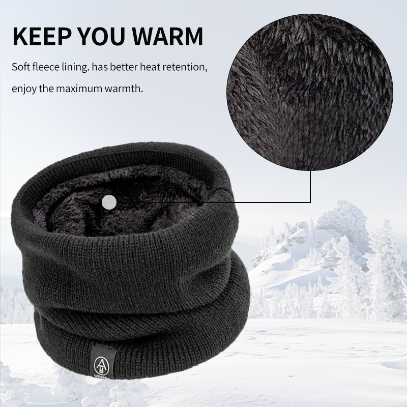 Winter Neck Warmer Double Laye - đánh giá và giá Neck Gaiter Fleece