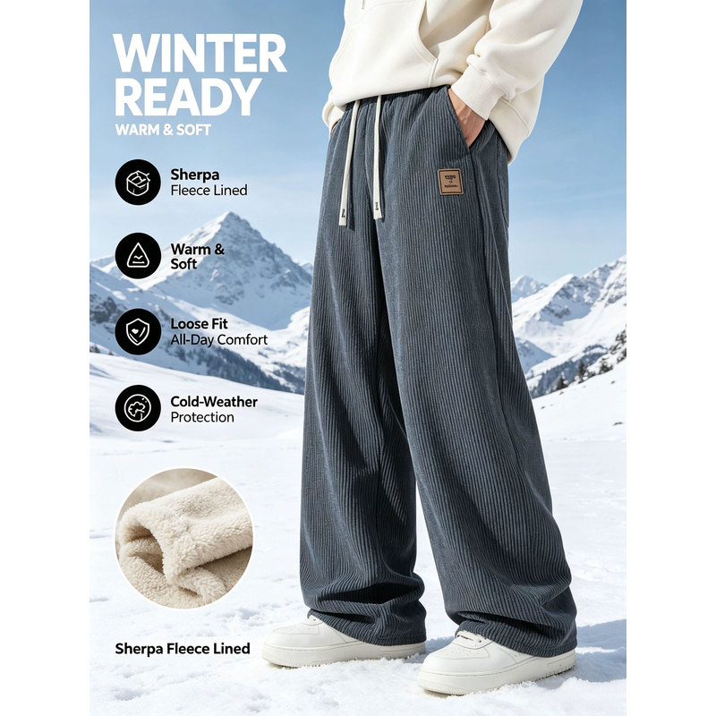Men's Winter Sports Pants Cord - đánh giá và giá Corduroy Pant Warm