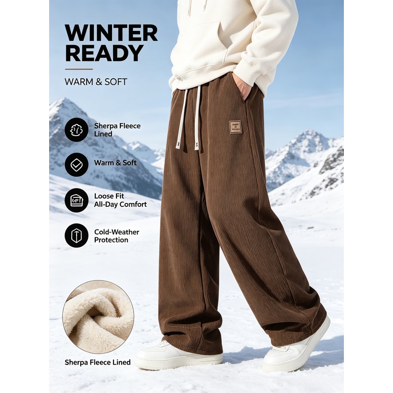 Men's Winter Sports Pants Cord - đánh giá và giá Corduroy Pant Warm