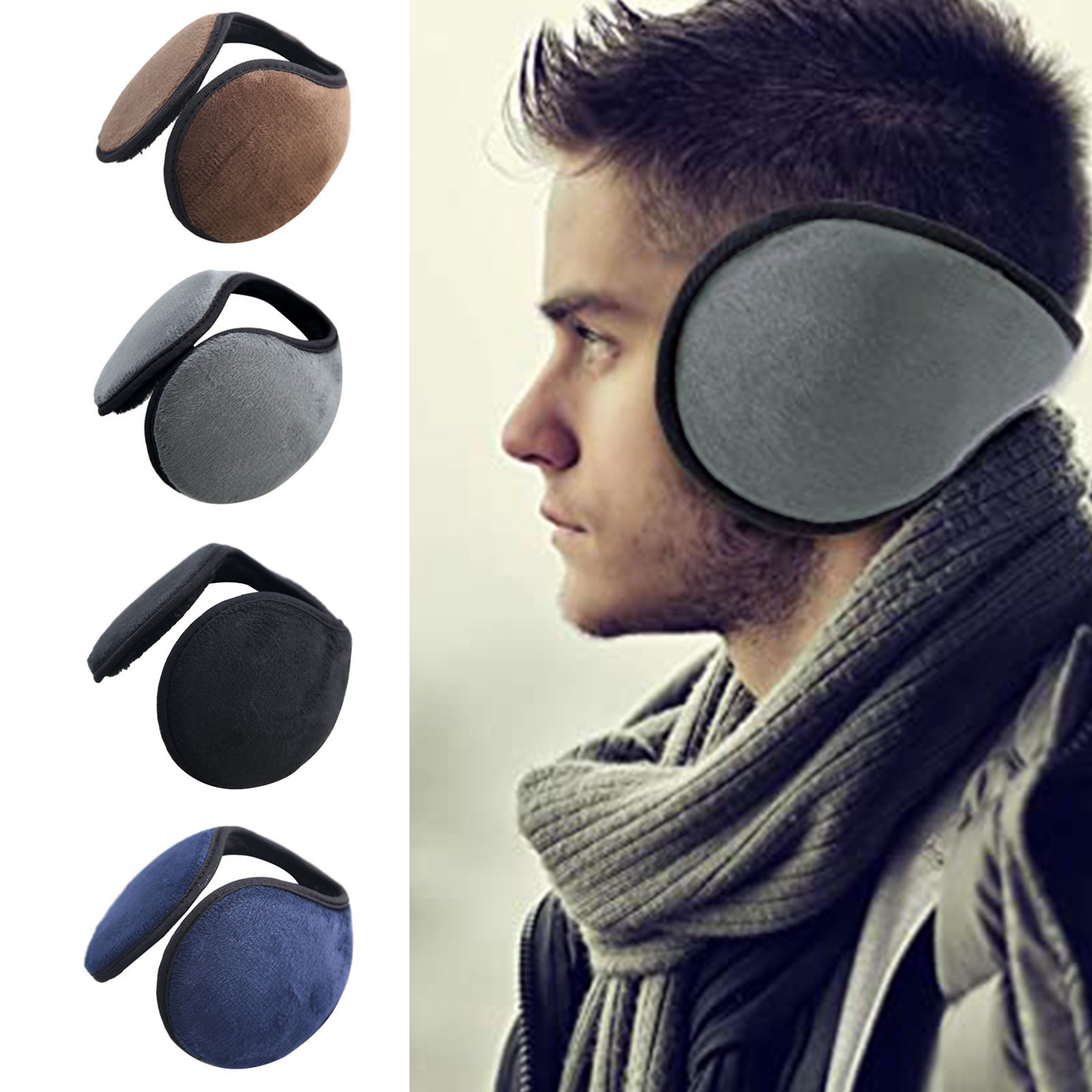 Winter Ear Muffs Warm Fleece F - đánh giá và giá Earmuffs Foldable
