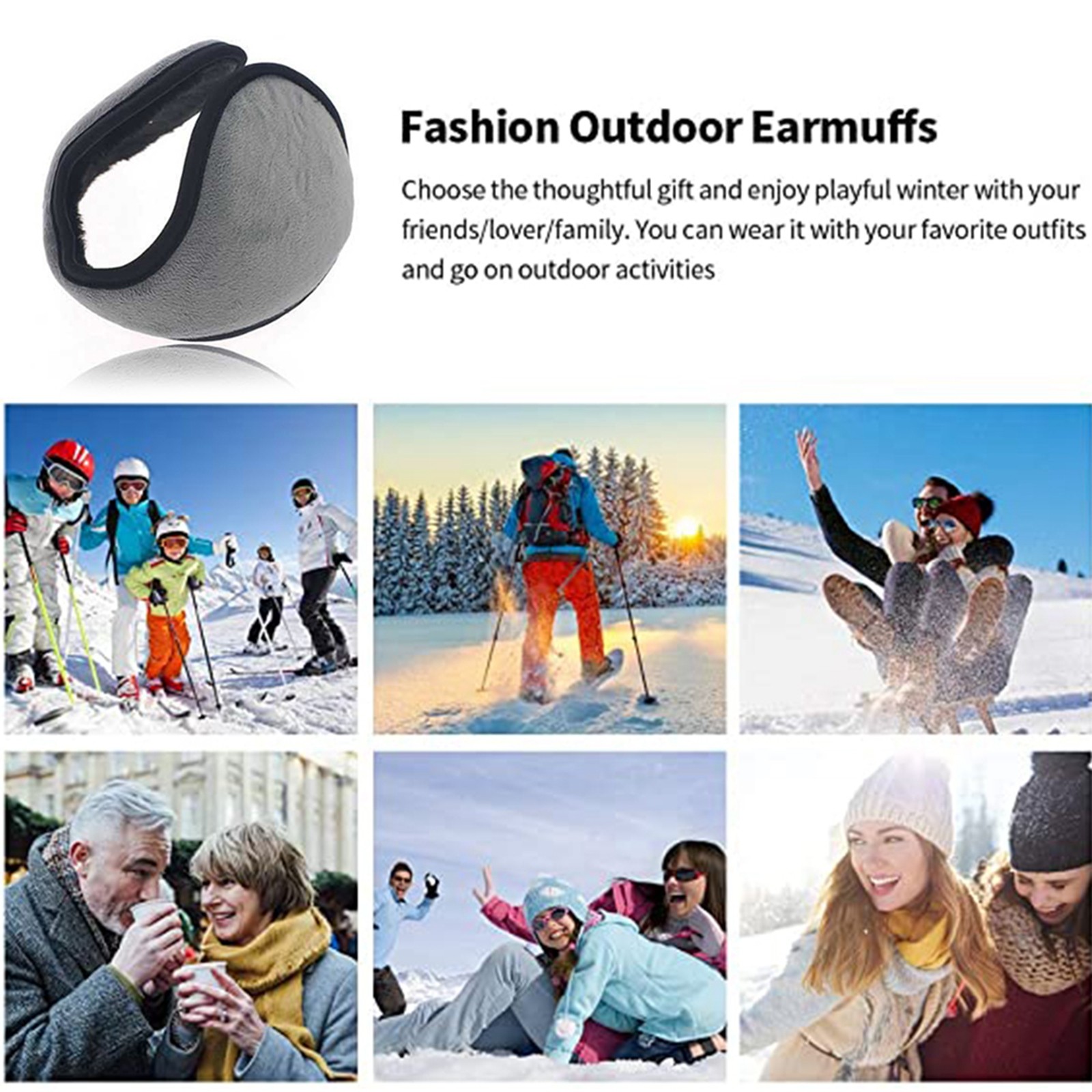 Winter Ear Muffs Warm Fleece F - đánh giá và giá Earmuffs Foldable